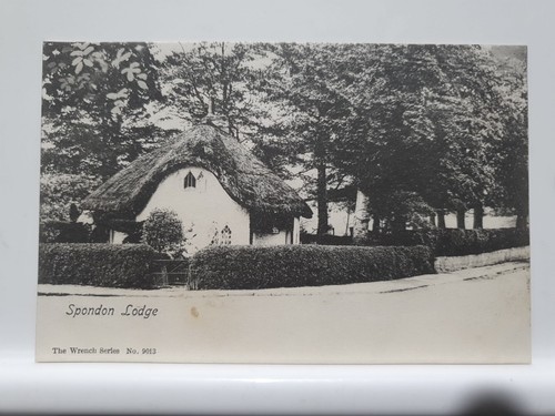 Vintage postcard spondon - vintage,