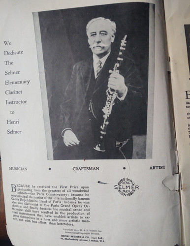 The selmer elementary clarinet - selmer,