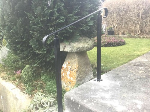 Wrought iron handrail metal - iron,