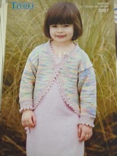 Knitting Pattern Kids Jacket  Blero Girls 29-30in Tivoli Ripple/ Cruise Wool