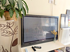 Vintage Plasma TV 42" Flat Philips Widescreen HDTV Pick-up Only 