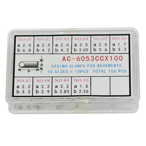 100 watch case movement - watch, clamps