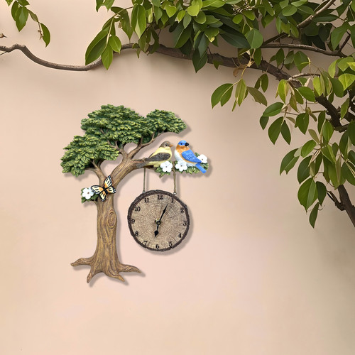 Oak tree clock - tree, with