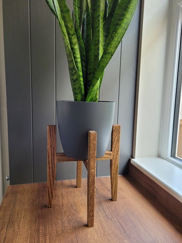 Solid oak plant stand 30cm - solid,
