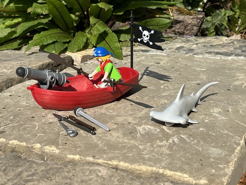 Playmobil rowing boat - rowing,