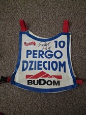 Speedway race jacket used & handsigned by Piotr Paluch 