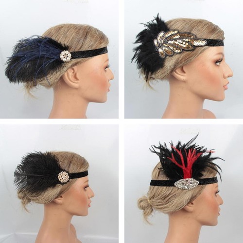 1920s headpiece headband hair - 1920s,