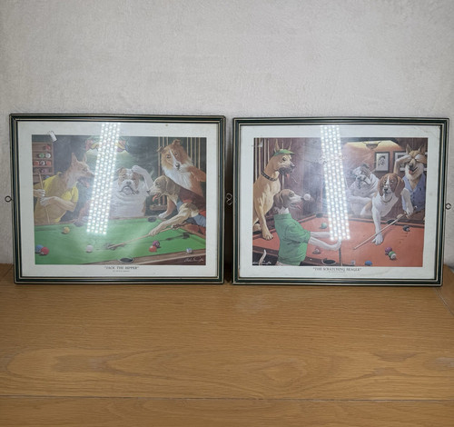 Arthur sarnoff framed dog - framed,