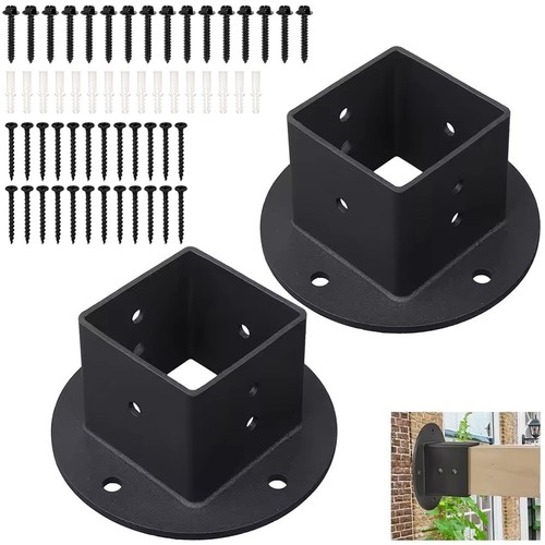 4pcs fence post base brackets - fence,