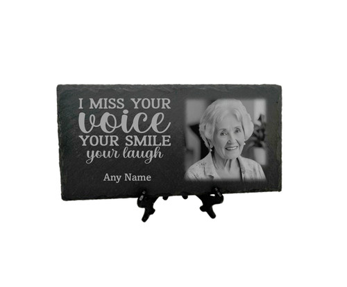 Memorial plaque slate sign - plaque,
