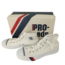 Pro Keds Trainers Size 7 White Men's High Tops Lace Up Casual Preloved