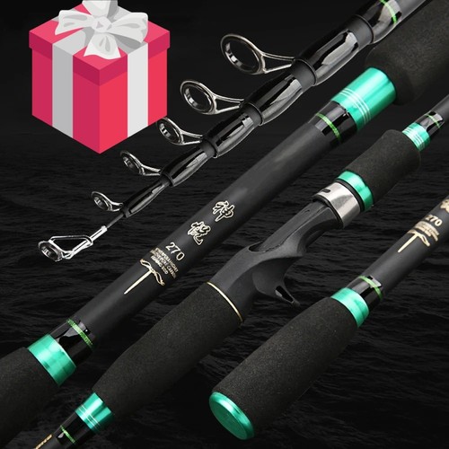Telescopic fishing rods carbon - fishing,