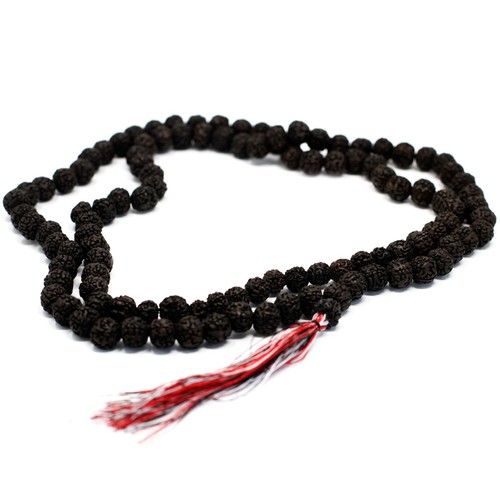 108 rudraksha mala dark - 108,