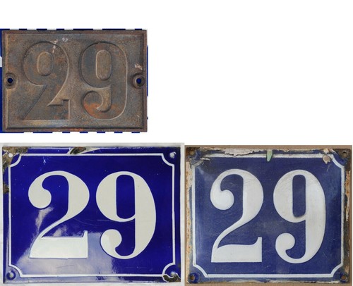 Large old blue - , french