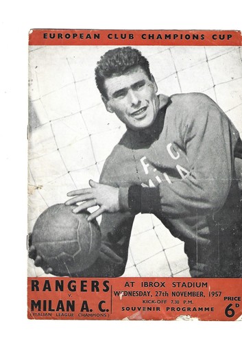 Rangers versus milan - rangers,