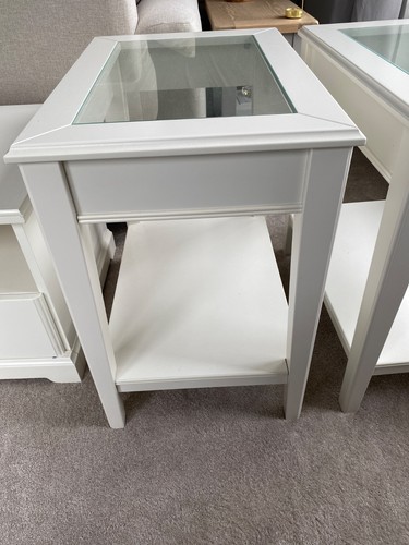 Ikea liatorp white side table - white,
