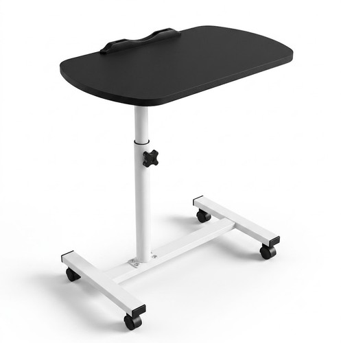 Adjustable overbed table with - overbed,
