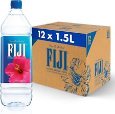 FIJI Water Natural Artesian Water Bottles (12 x 1.5 L) - Refreshing