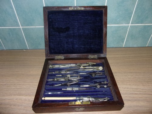 Antique drafting tools - drafting, tools/compass