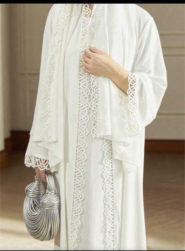 4pcs set lace - 4pcs/set, abaya