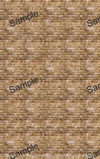 OO Gauge London Stock Brick Texture Premium Card
