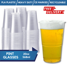 20oz Heavy Duty Clear Plastic