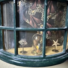 Dolls House Mini Shell Cloche Glass Dome Display Case