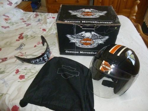 Harley davidson open faced - open,