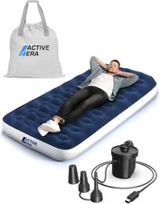 Single airbed flocked camping - single,