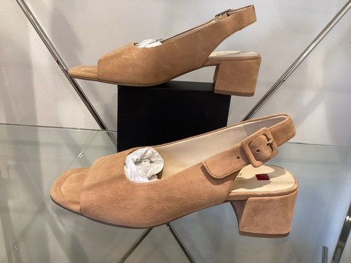 Hogl slingback suede peek toe - hogl,