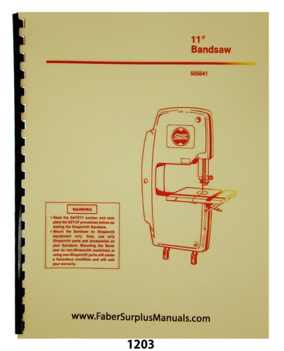 Shopsmith bandsaw 505641 - shopsmith,