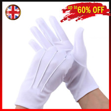 White Formal Short Gloves