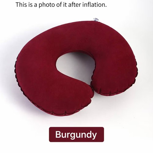 Inflatable neck pillow - pillow, travel