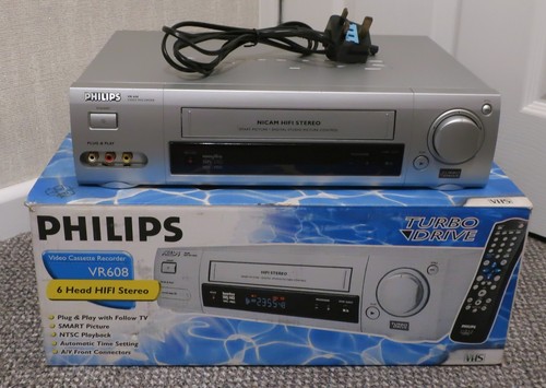 Philips vr608 vhs vcr - vhs, video