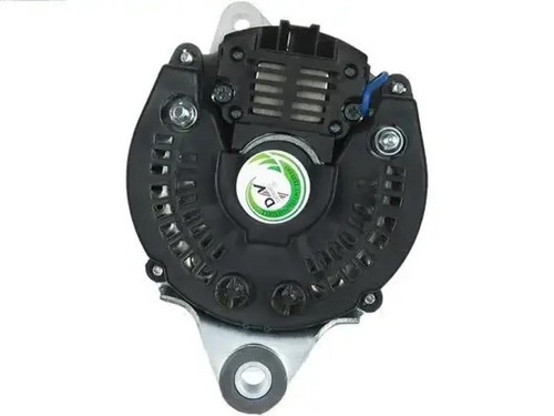Alternator with belt pulley