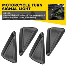 4x White Amber Motorcycle LED