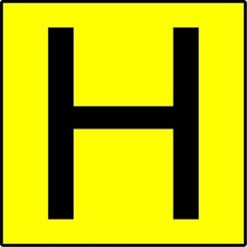 Fire Hydrant H Symbol Safety 