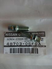 Nissan Qashqai J10, steering lock shear bolt pair, new genuine parts. 