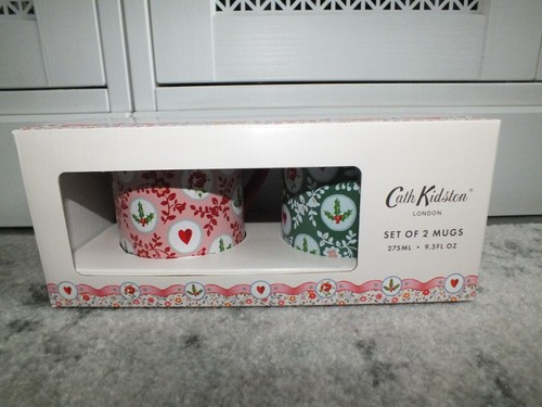 Cath kidston holly spot mugs - kidston,