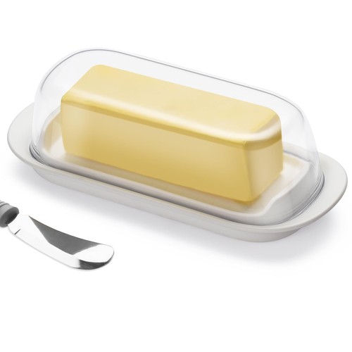 Butter dish keeper tray - keeper, with