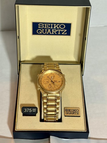 Seiko quartz world timer - seiko,
