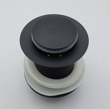 Black Sink Waste Outlet Pop Up