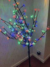 Premier LED Cherry Blossom Tree 1.5m tal with Lights Indoor & Outdoor Decoration