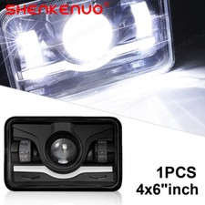 4x6" Square LED Headlights DRL