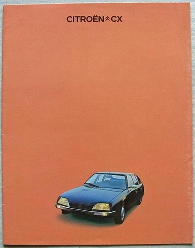 Citroen range car sales - cx,