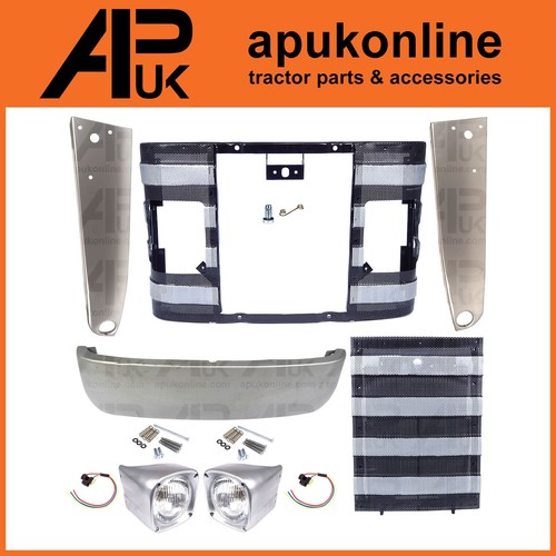 Grille panel set with - &,