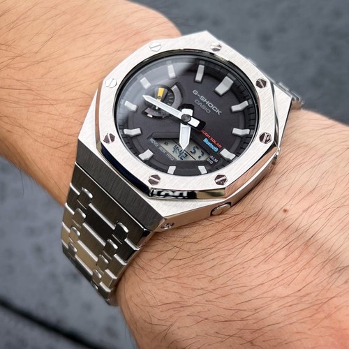 Custom casio shock - g-shock, ga-b2100