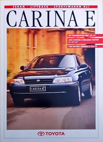 Toyota carina brochure - toyota,