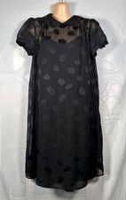 BNWT M&S black large polka dot