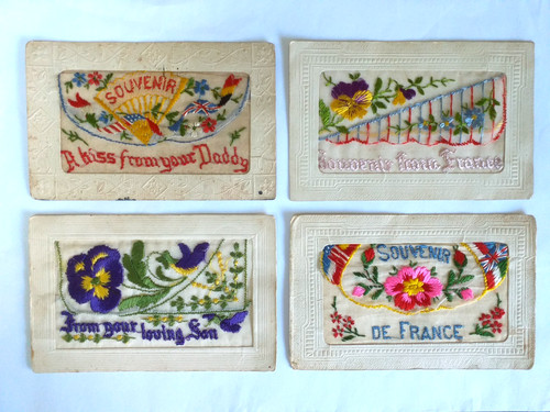 Ww1 silk embroidered - 4,